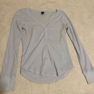 Light blue long sleeve womens